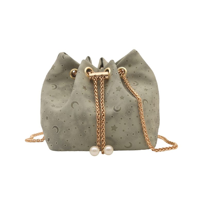 Mini Chain Crossbody Bucket Bag view 7