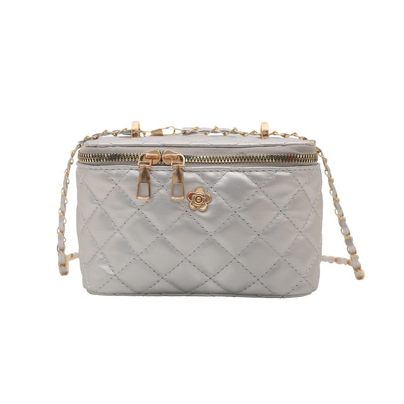 Quilted Chain Bucket Shoulder Bag view 5