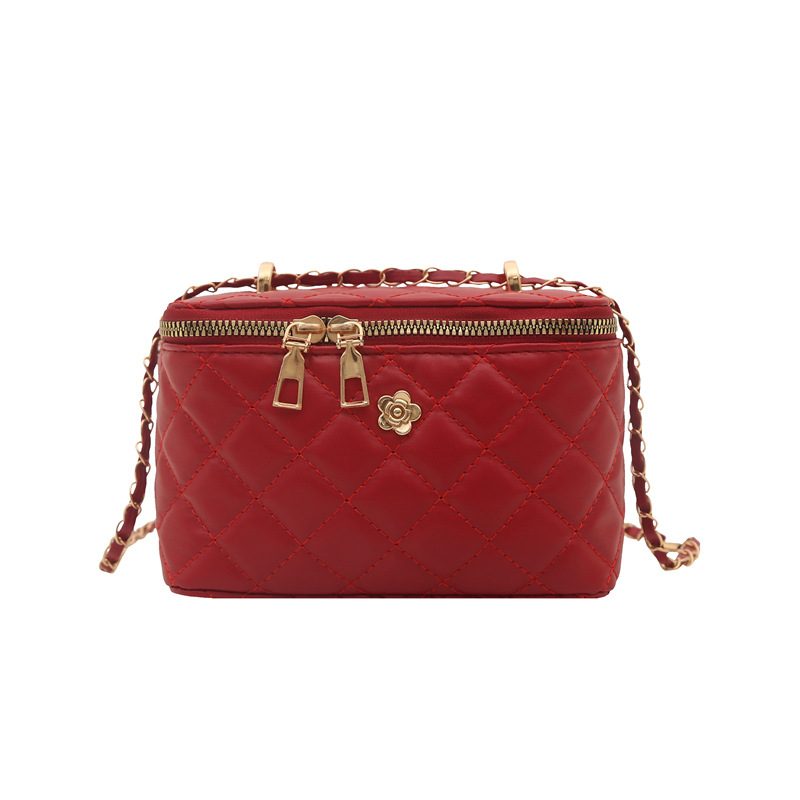 Quilted Chain Bucket Shoulder Bag view 7