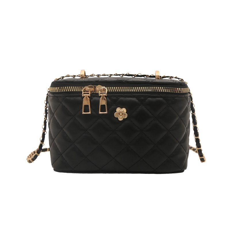Quilted Chain Bucket Shoulder Bag view 9