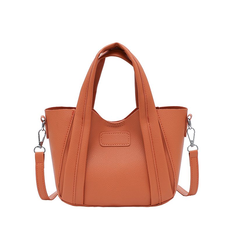 Litchi Grain Two-Piece Bucket Bag view 9