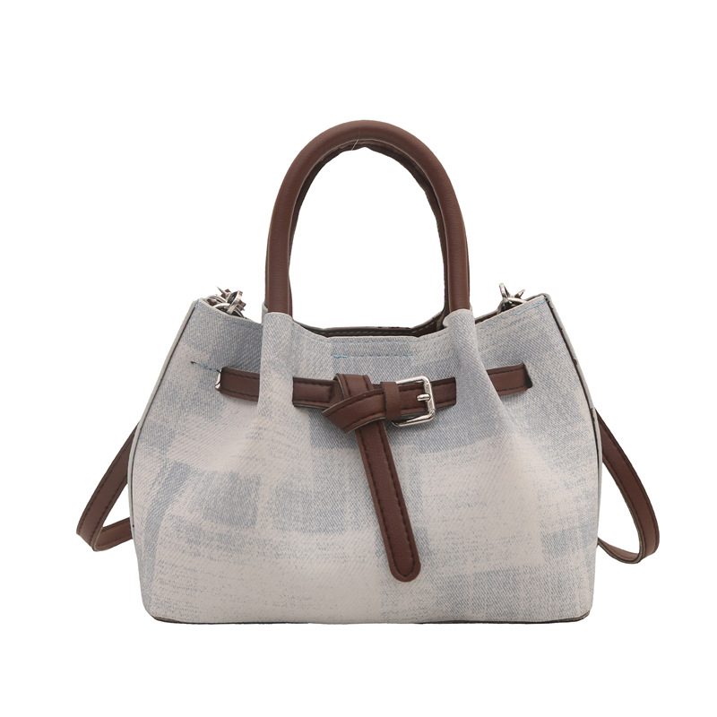 Vintage Large Capacity Bucket Bag view 11