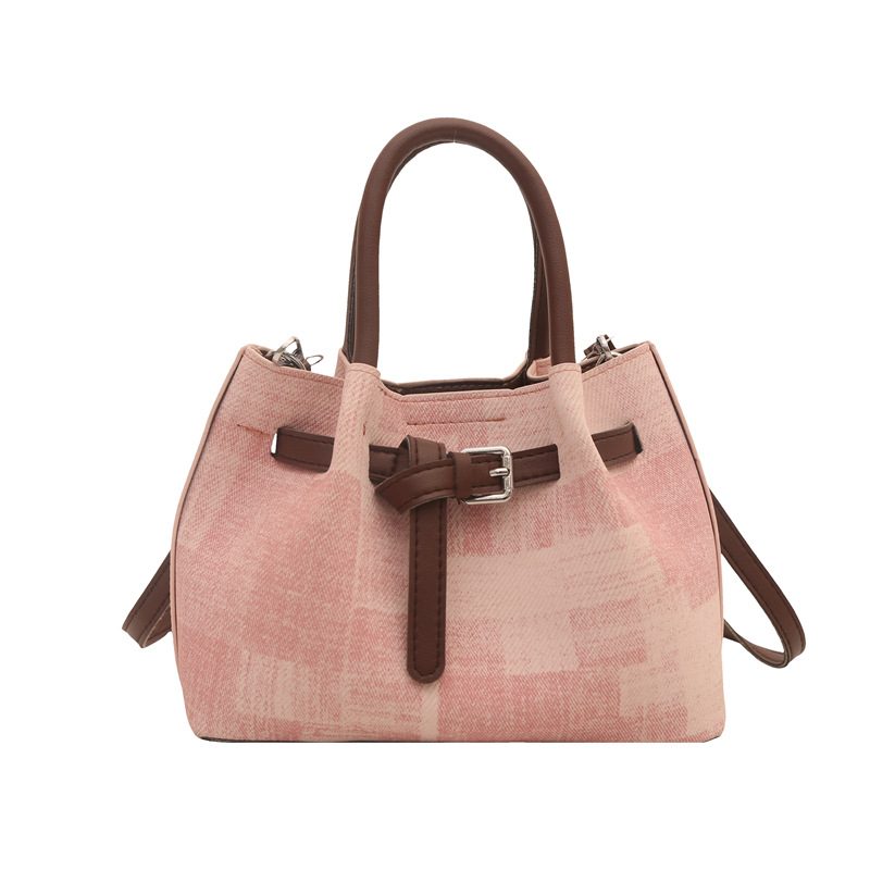 Vintage Large Capacity Bucket Bag view 12