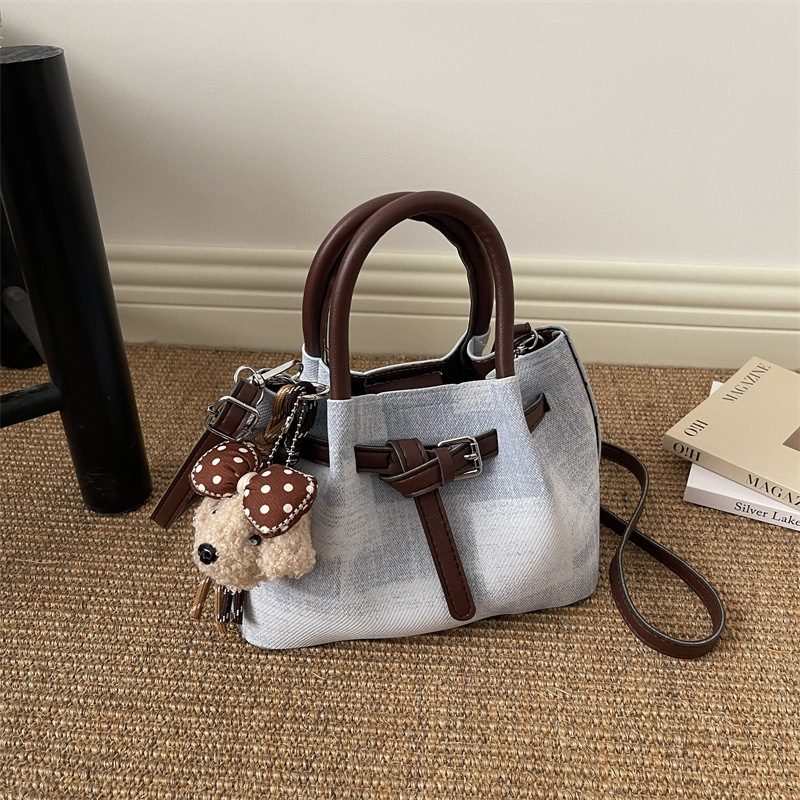 Vintage Large Capacity Bucket Bag view 3