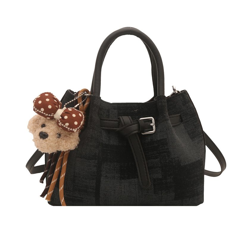 Vintage Large Capacity Bucket Bag view 6