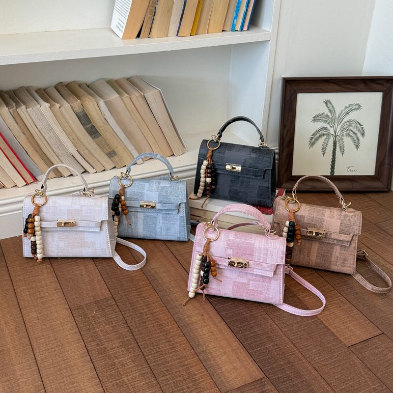 Chic Casual Retro Crossbody Top-Handle Bucket Bag