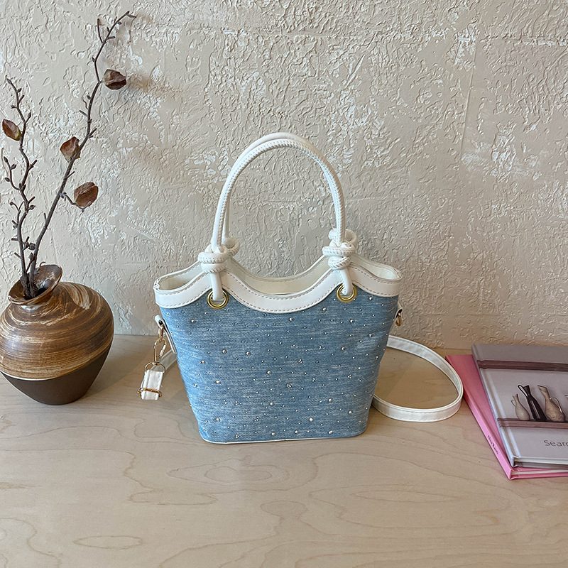 Basket Bucket Shoulder Handbag view 10