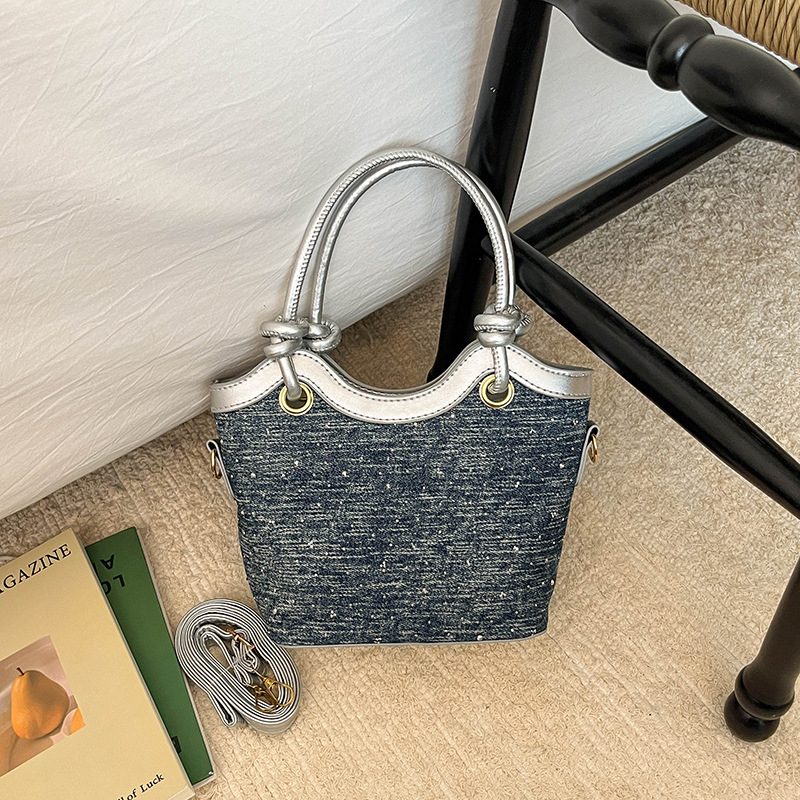 Basket Bucket Shoulder Handbag view 9