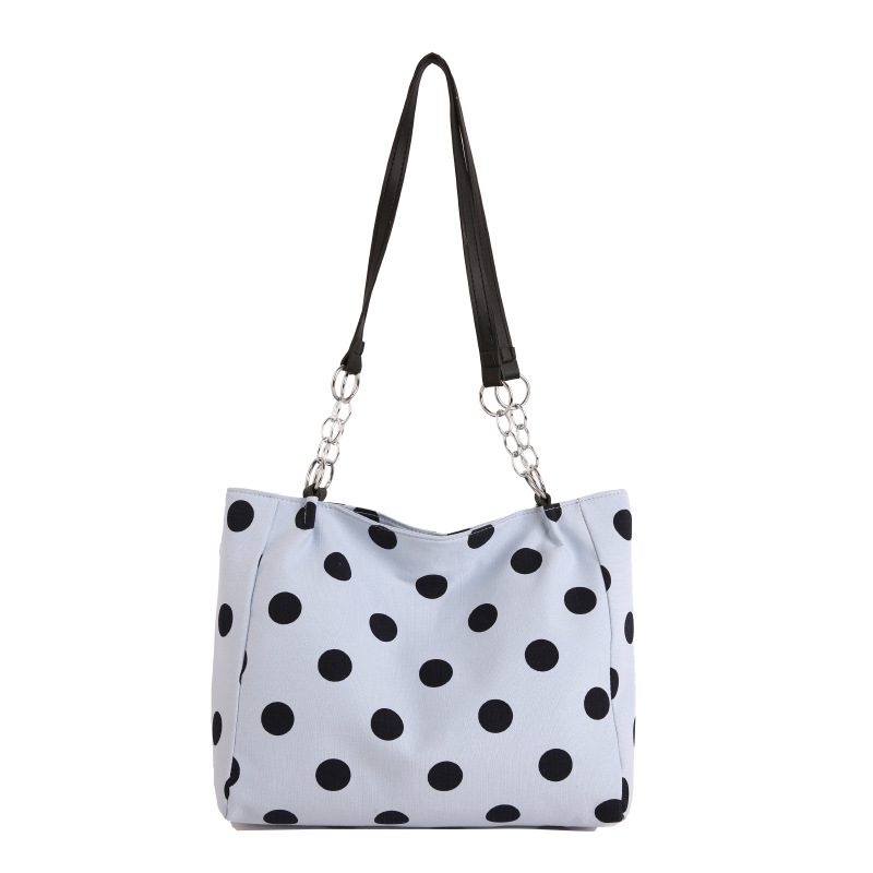 Polka Dot Tote Bucket Shoulder Bag view 9