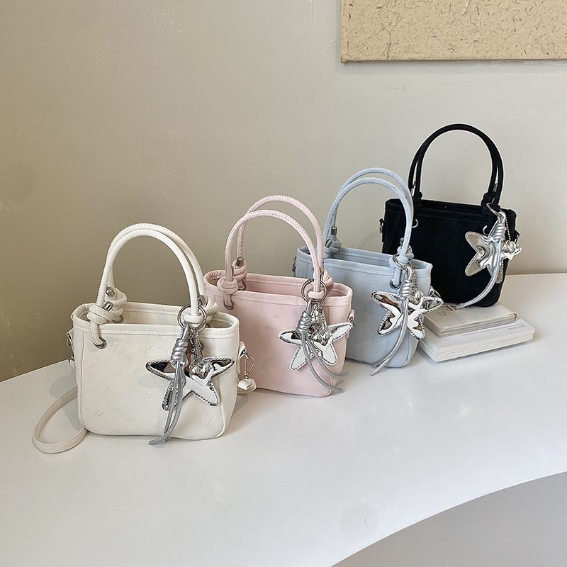 Basket Bucket Top-Handle Bag