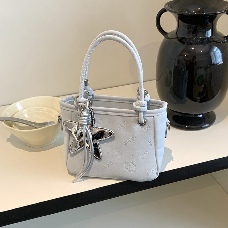 Basket Bucket Top-Handle Bag view 6