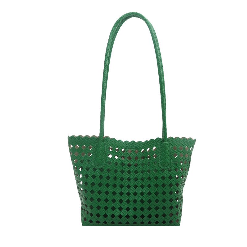 Gewebte hohle Korb-Bucket-Tote-Tasche view 6