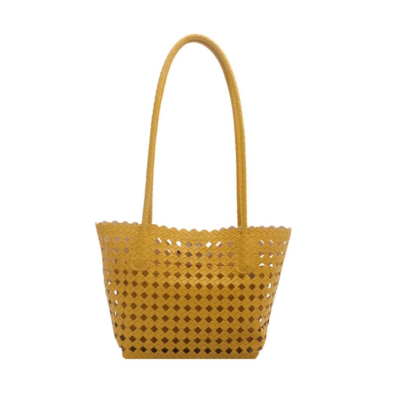 Gewebte hohle Korb-Bucket-Tote-Tasche view 9