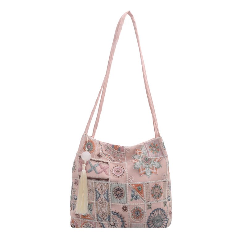 Neuer chinesischer Stil Bucket-Umhängetasche Tote-Tasche view 5