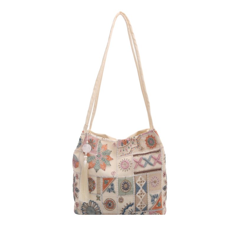 Neuer chinesischer Stil Bucket-Umhängetasche Tote-Tasche view 6