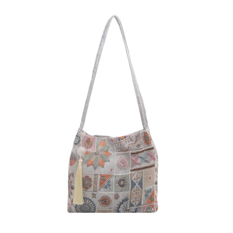 Neuer chinesischer Stil Bucket-Umhängetasche Tote-Tasche view 7