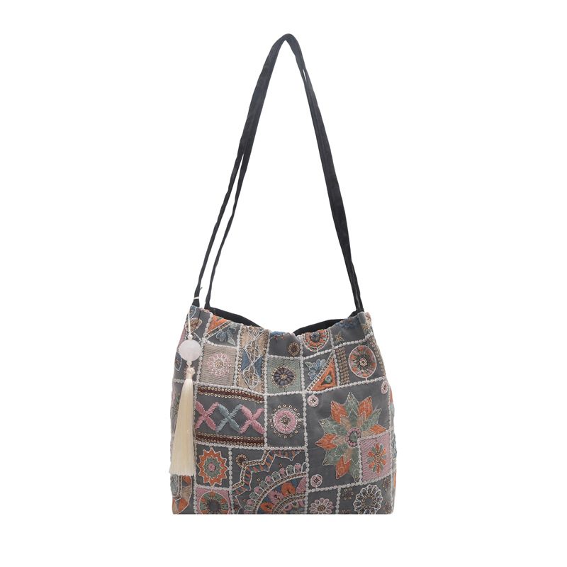 Neuer chinesischer Stil Bucket-Umhängetasche Tote-Tasche view 8