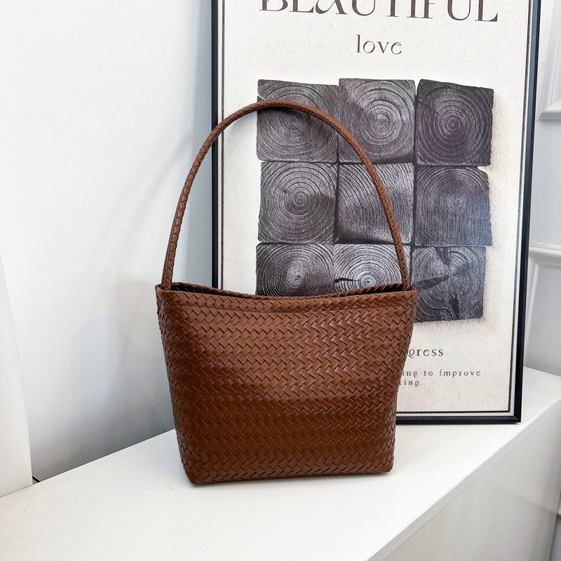 French Style Bucket Shoulder Bag view 3