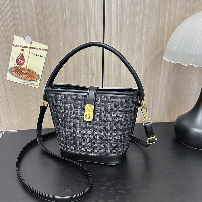 Tas Bucket Musim Semi Musim Panas dengan Gagang Atas view 4