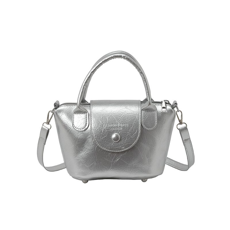 Casual Bucket Crossbody Bag with Top Handle view 12