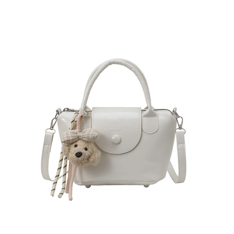 Casual Bucket Crossbody Bag with Top Handle view 6