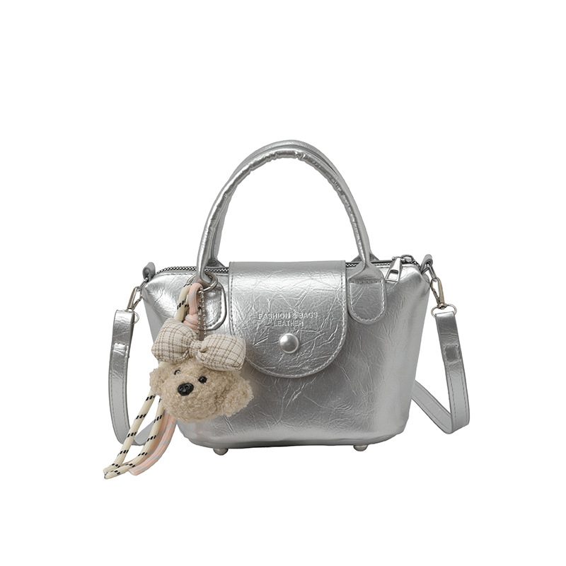 Casual Bucket Crossbody Bag with Top Handle view 8