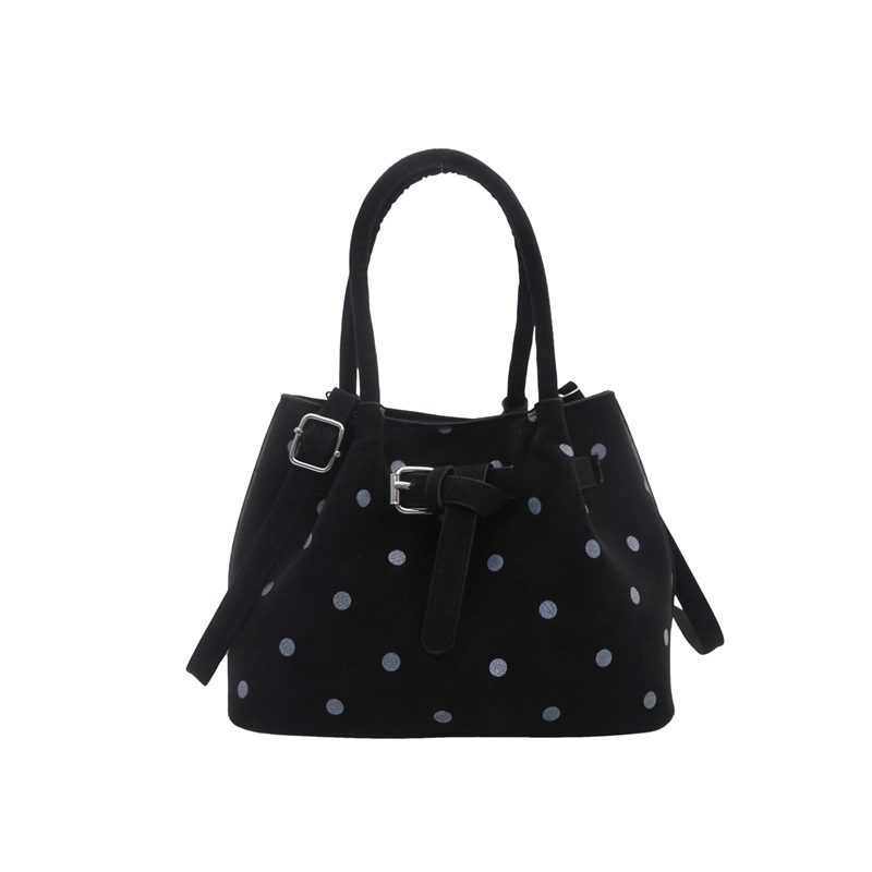 Tas Bucket Selempang Polka Dot view 8