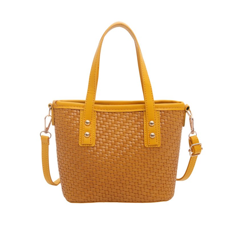 Woven Texture Bucket Crossbody Bag view 7