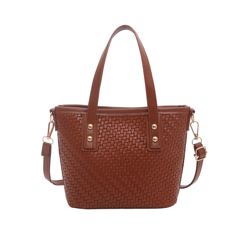 Woven Texture Bucket Crossbody Bag view 8