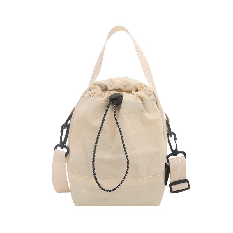 Nylon Drawstring Bucket Crossbody Mini Phone Bag view 5