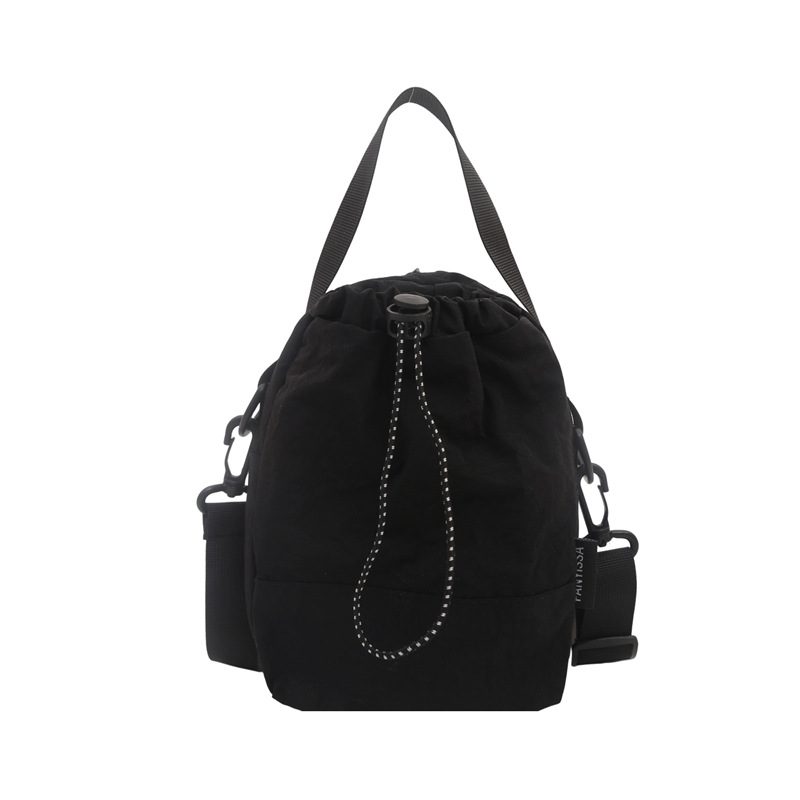Nylon Drawstring Bucket Crossbody Mini Phone Bag view 7