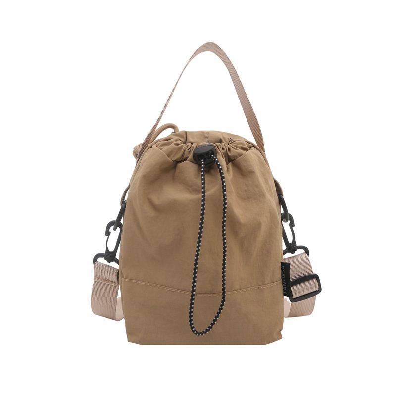 Nylon Drawstring Bucket Crossbody Mini Phone Bag view 8