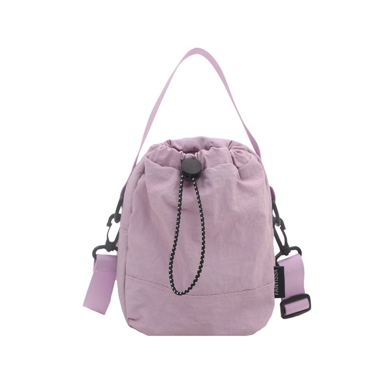 Nylon Drawstring Bucket Crossbody Mini Phone Bag view 9