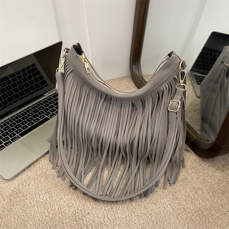 Tas Crossbody Bucket Rumbai Prancis view 3