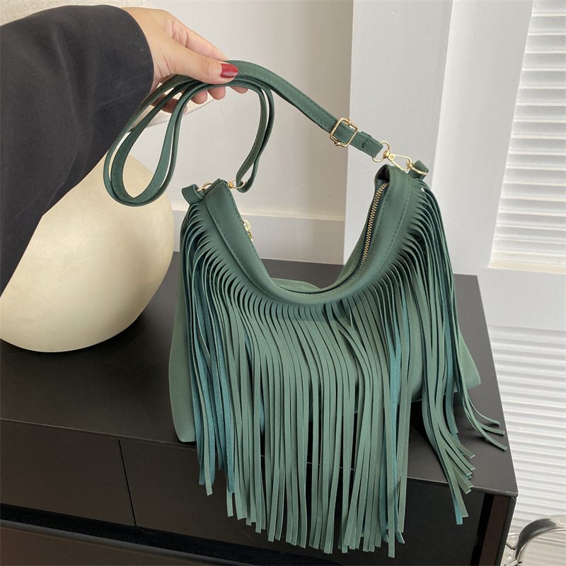 Tas Crossbody Bucket Rumbai Prancis view 4