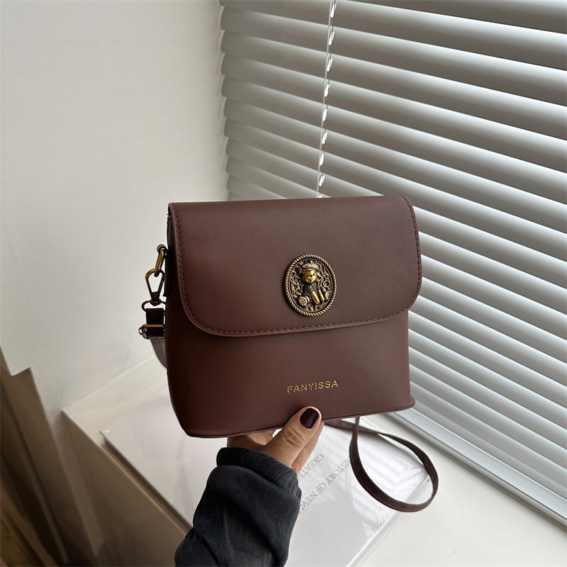 Vintage Bucket Crossbody Shoulder Bag view 3