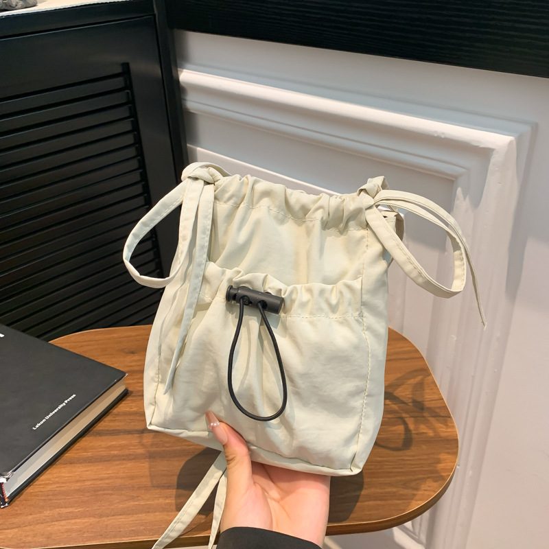 Bucket Umhängetasche Schultertasche mit Kordelzug view 2