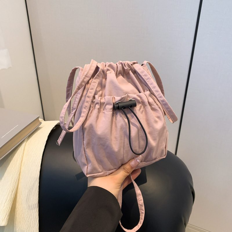 Bucket Umhängetasche Schultertasche mit Kordelzug view 3