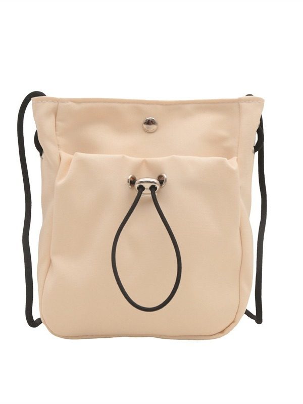 Tas Bucket Kanvas Drawstring Minimalis view 5