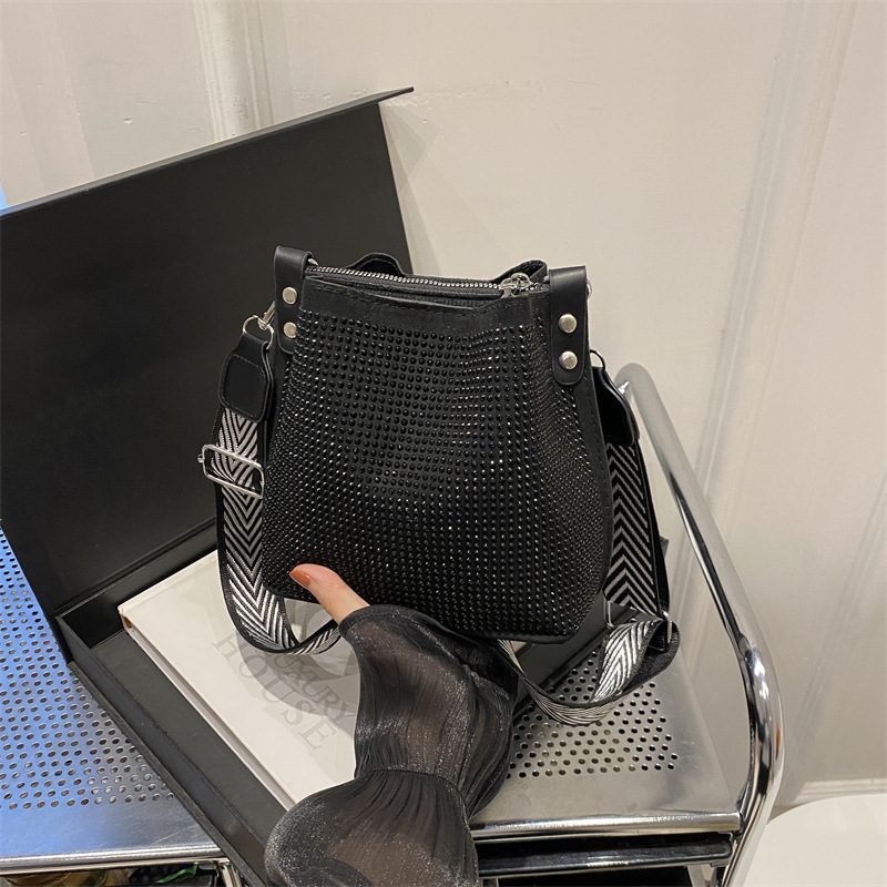 Rhinestone Colorful Bucket Crossbody Bag view 4