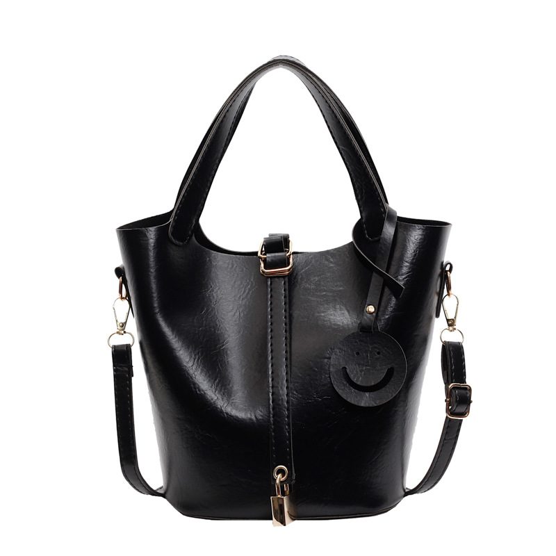 Vintage Basket Bucket Crossbody Bag view 5