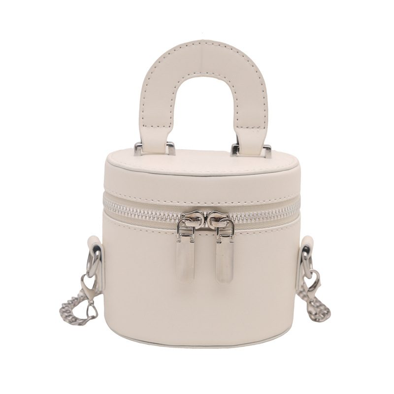 Sac seau porté épaule à double fermeture éclair view 6