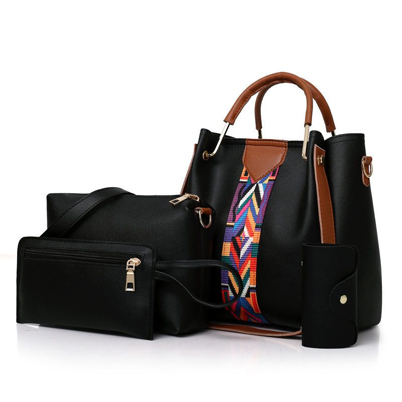 Three Piece Bucket Crossbody Bag Set