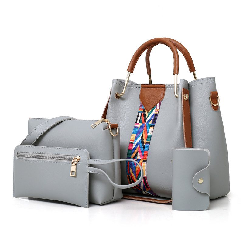 Three Piece Bucket Crossbody Bag Set view 11