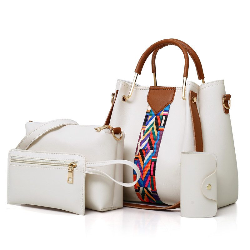Three Piece Bucket Crossbody Bag Set view 5