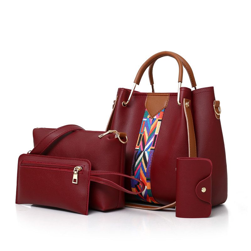 Three Piece Bucket Crossbody Bag Set view 6