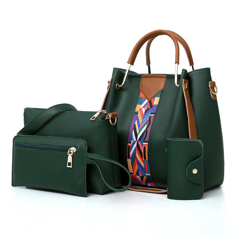 Three Piece Bucket Crossbody Bag Set view 7