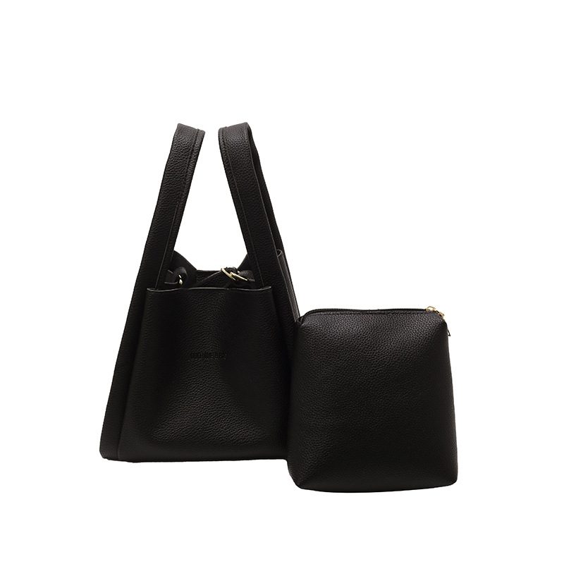Tas Bucket Keranjang dengan Pegangan Atas Bahu Selempang view 7