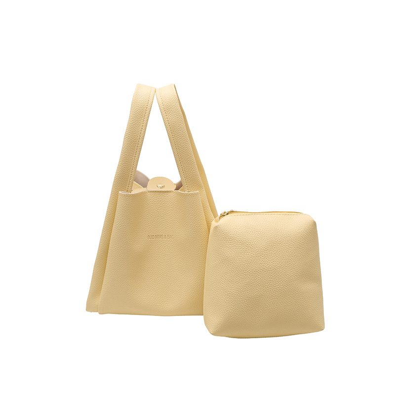 Tas Bucket Keranjang dengan Pegangan Atas Bahu Selempang view 8