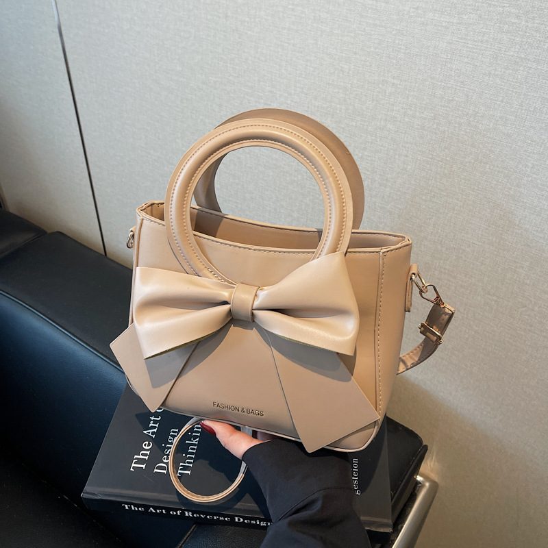 Sweet Bow Bucket Shoulder Crossbody Bag view 3